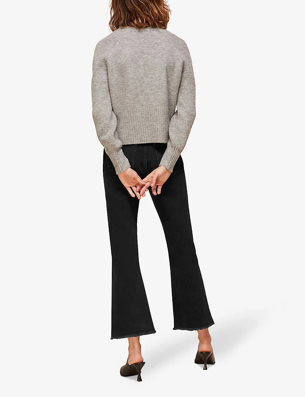 Whistles Authentic Mid-rise Kick-flare Cropped Jeans 3 Whistles Authentic Mid-rise Kick-flare Cropped Jeans - Image 3