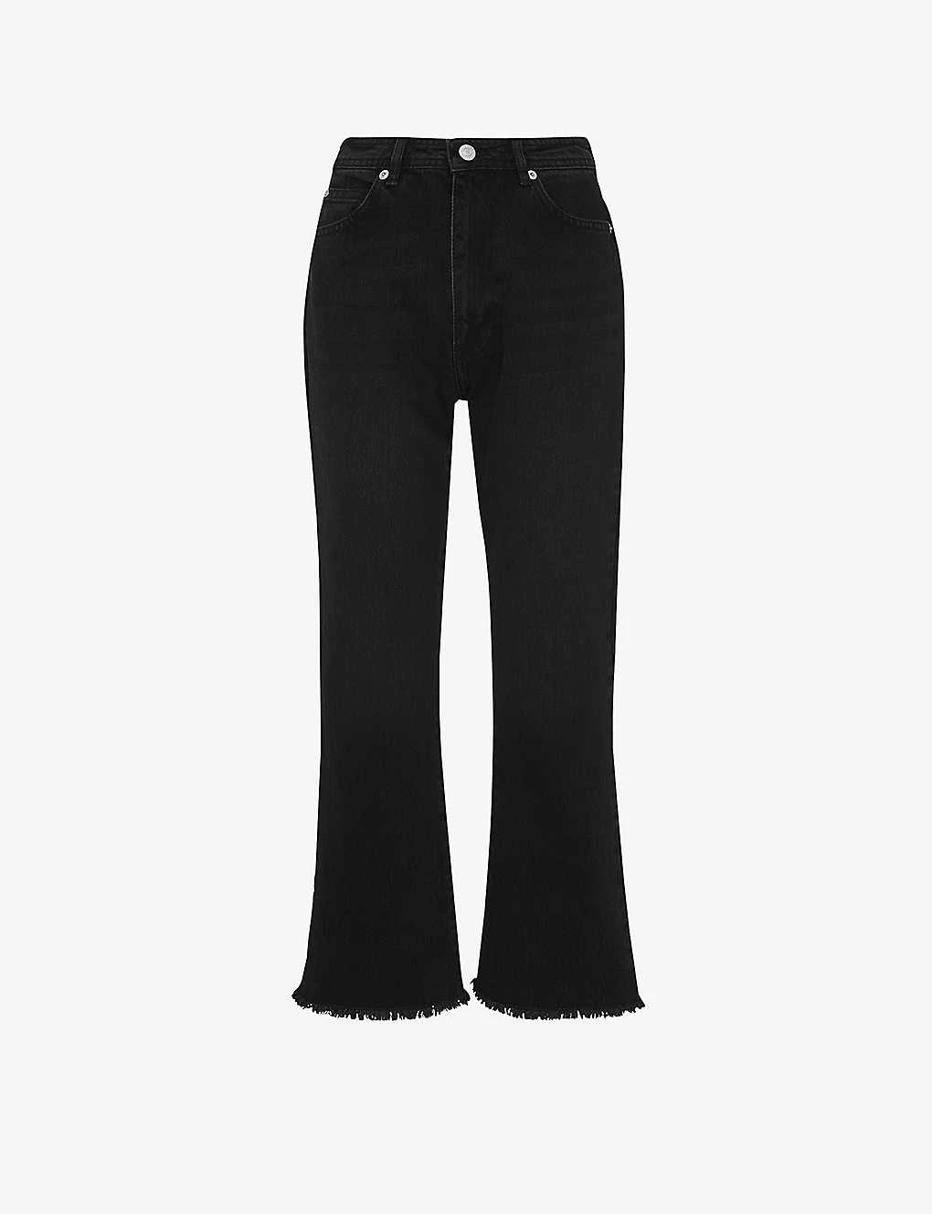 Whistles Authentic Mid-rise Kick-flare Cropped Jeans 1 Whistles Authentic Mid-rise Kick-flare Cropped Jeans