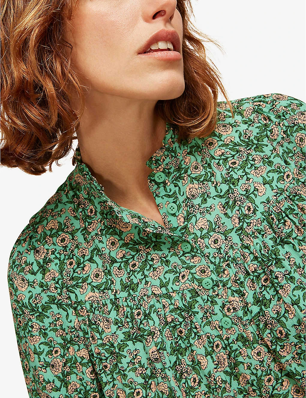 Whistles Heath Floral-print Woven Blouse 4 Whistles Heath Floral-print Woven Blouse - Image 4