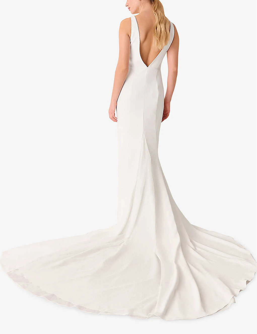 Whistles Billie V-neck Woven Wedding Dress 4 Whistles Billie V-neck Woven Wedding Dress - Image 4