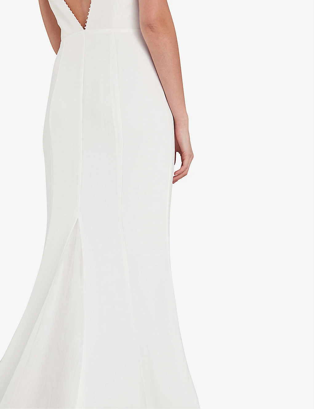 Whistles Billie V-neck Woven Wedding Dress 7 Whistles Billie V-neck Woven Wedding Dress - Image 7