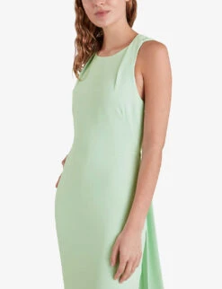 Whistles Tie Back Stretch-crepe Maxi Dress 8 Whistles Tie Back Stretch-crepe Maxi Dress -The Fashion Shop R03742969 ALT03