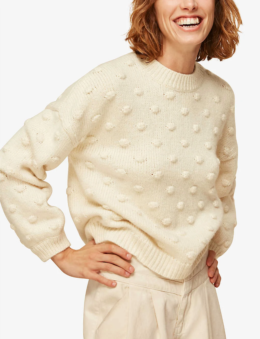 Whistles Bobble Knitted Jumper 2 Whistles Bobble Knitted Jumper - Image 2