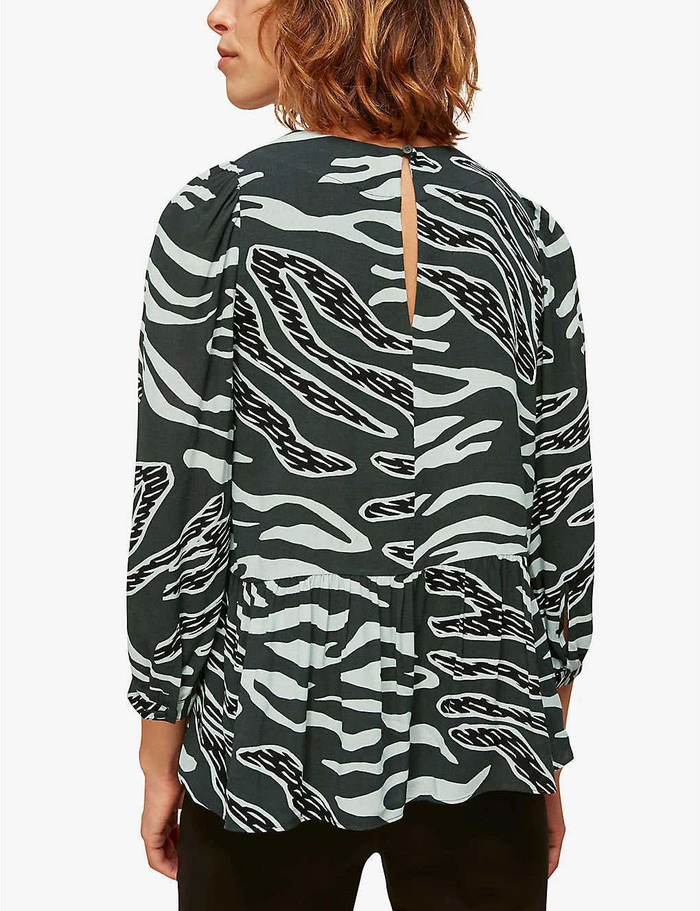 Whistles Zebra-print Woven Top 3 Whistles Zebra-print Woven Top - Image 3