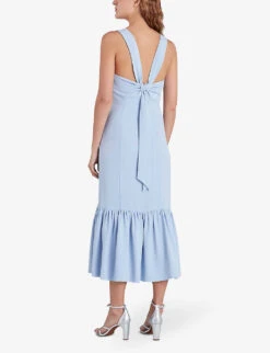Whistles Sarah Scoop-neck Woven Maxi Dress 7 Whistles Sarah Scoop-neck Woven Maxi Dress -The Fashion Shop R03744447 PALEBLUE ALT02