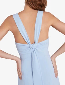 Whistles Sarah Scoop-neck Woven Maxi Dress 8 Whistles Sarah Scoop-neck Woven Maxi Dress -The Fashion Shop R03744447 PALEBLUE ALT03