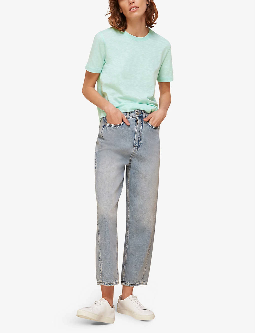 Whistles Emily Ultimate Cotton T-shirt 2 Whistles Emily Ultimate Cotton T-shirt - Image 2