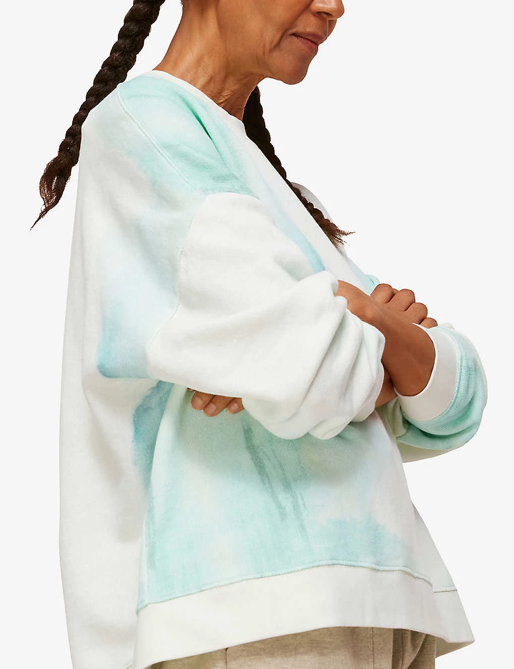 Whistles Tie-dye Cotton-blend Jumper 4 Whistles Tie-dye Cotton-blend Jumper - Image 4