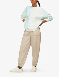 Whistles Tie-dye Cotton-blend Jumper 9 Whistles Tie-dye Cotton-blend Jumper -The Fashion Shop R03747158 MULTICOLOURED ALT04