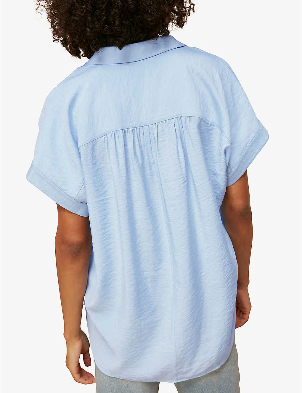 Whistles Nicola Short-sleeved Woven Shirt 3 Whistles Nicola Short-sleeved Woven Shirt - Image 3