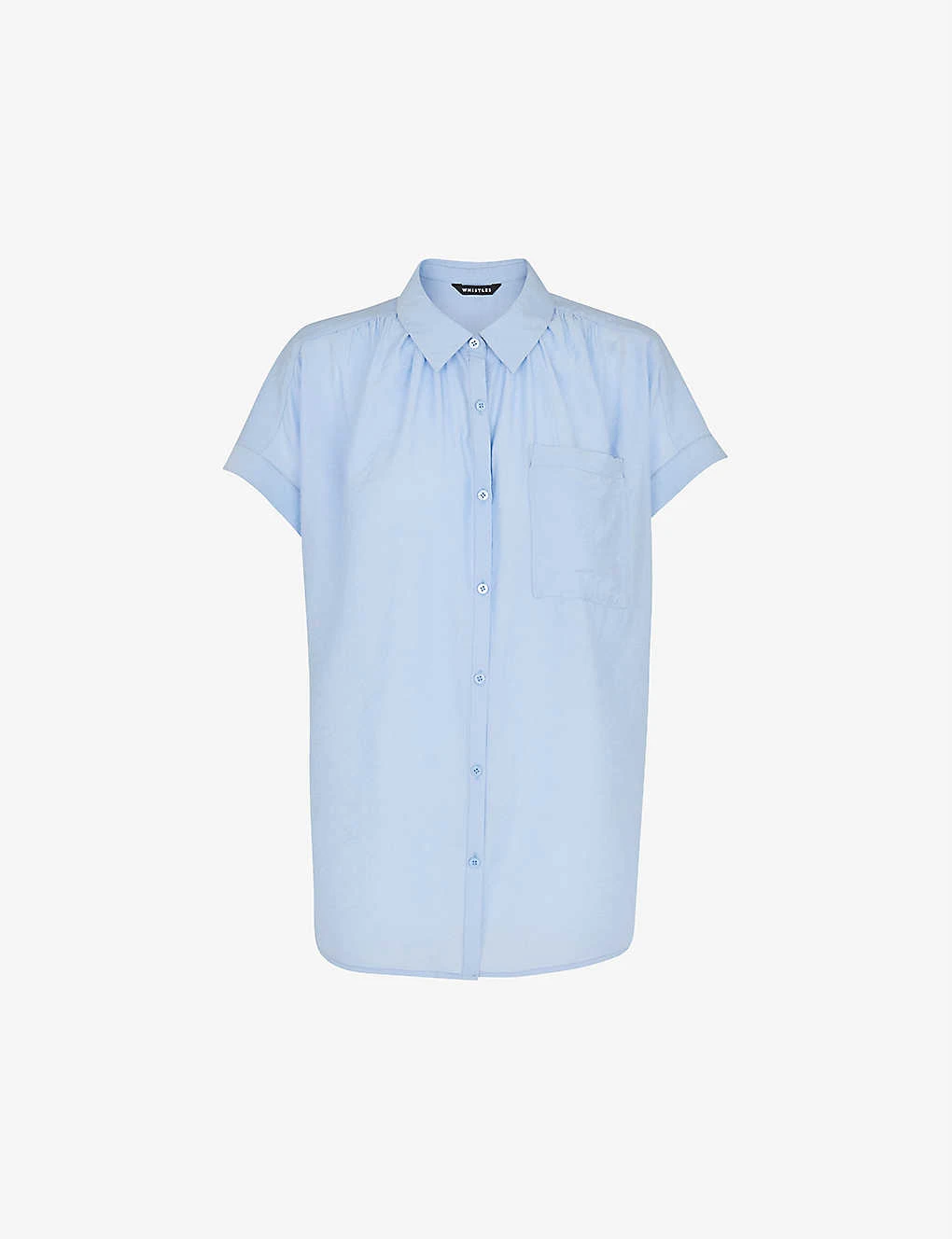 Whistles Nicola Short-sleeved Woven Shirt 1 Whistles Nicola Short-sleeved Woven Shirt