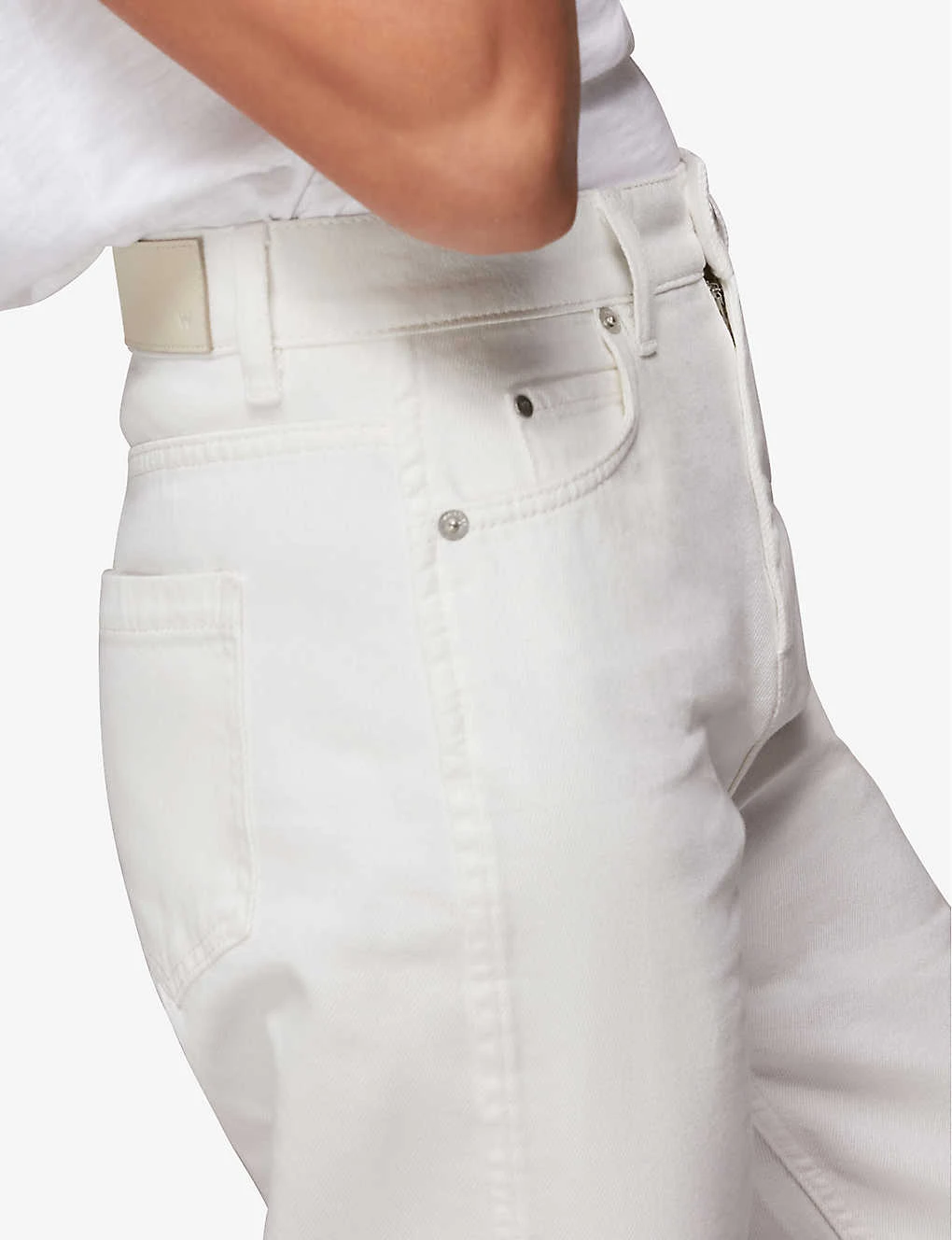 Whistles Authentic Barrel-leg High-rise Jeans 5 Whistles Authentic Barrel-leg High-rise Jeans - Image 5