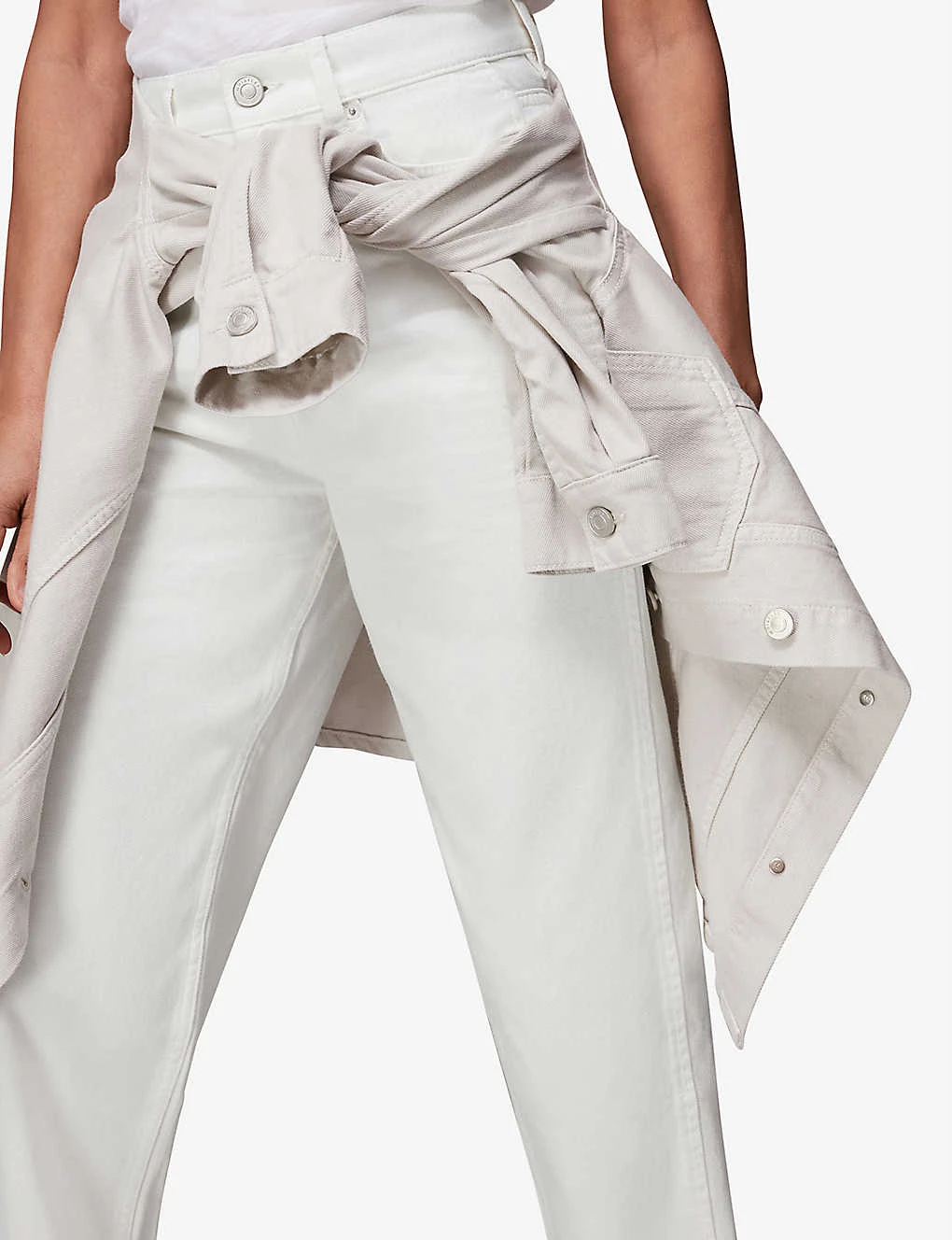 Whistles Authentic Barrel-leg High-rise Jeans 6 Whistles Authentic Barrel-leg High-rise Jeans - Image 6