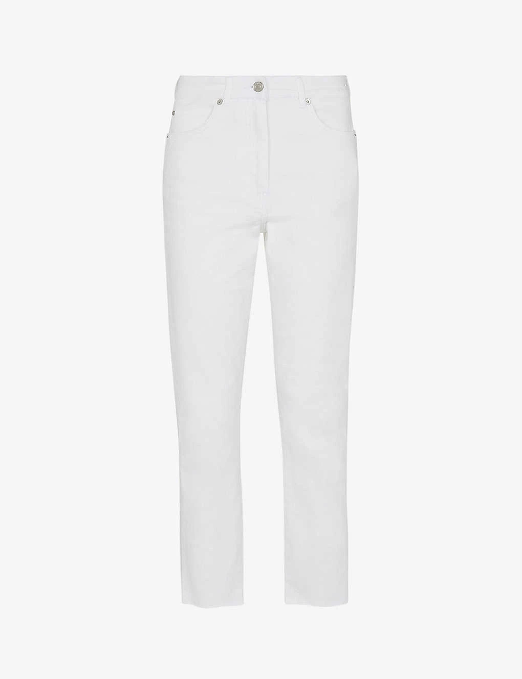 Whistles Authentic Mid-rise Slim-leg Cotton Jeans 1 Whistles Authentic Mid-rise Slim-leg Cotton Jeans