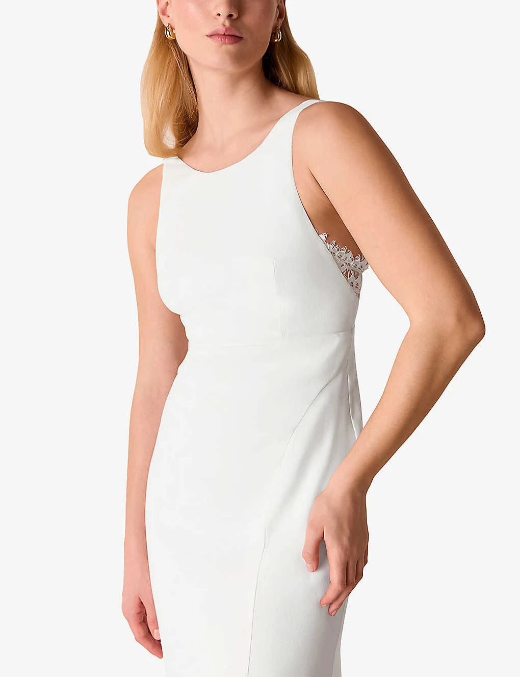 Whistles Lina Scooped-neck Woven Maxi Gown 3 Whistles Lina Scooped-neck Woven Maxi Gown - Image 3