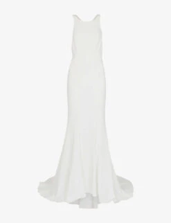 Whistles Lina Scooped-neck Woven Maxi Gown