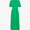Whistles Amelia Cape-sleeved Crepe Maxi Dress