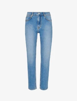 Whistles Faded Skinny High-rise Slim Jeans