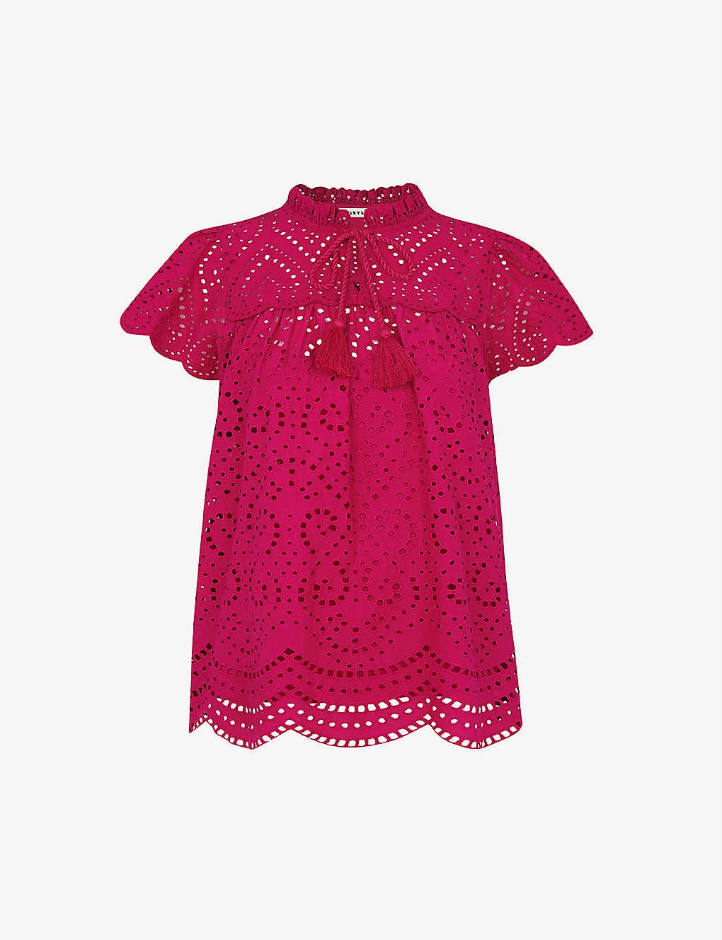 Whistles Bonnie Broderie-anglaise Cotton Blouse 1 Whistles Bonnie Broderie-anglaise Cotton Blouse