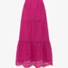 Whistles Broderie-anglaise Tiered Cotton Midi Skirt