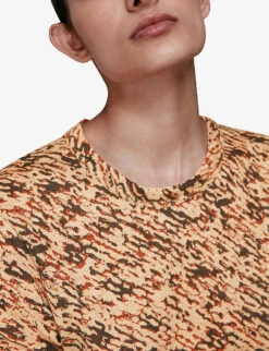 Whistles Ultimate Graphic-print Linen T-shirt 9 Whistles Ultimate Graphic-print Linen T-shirt -The Fashion Shop R03780626 MULTICOLOURED ALT05