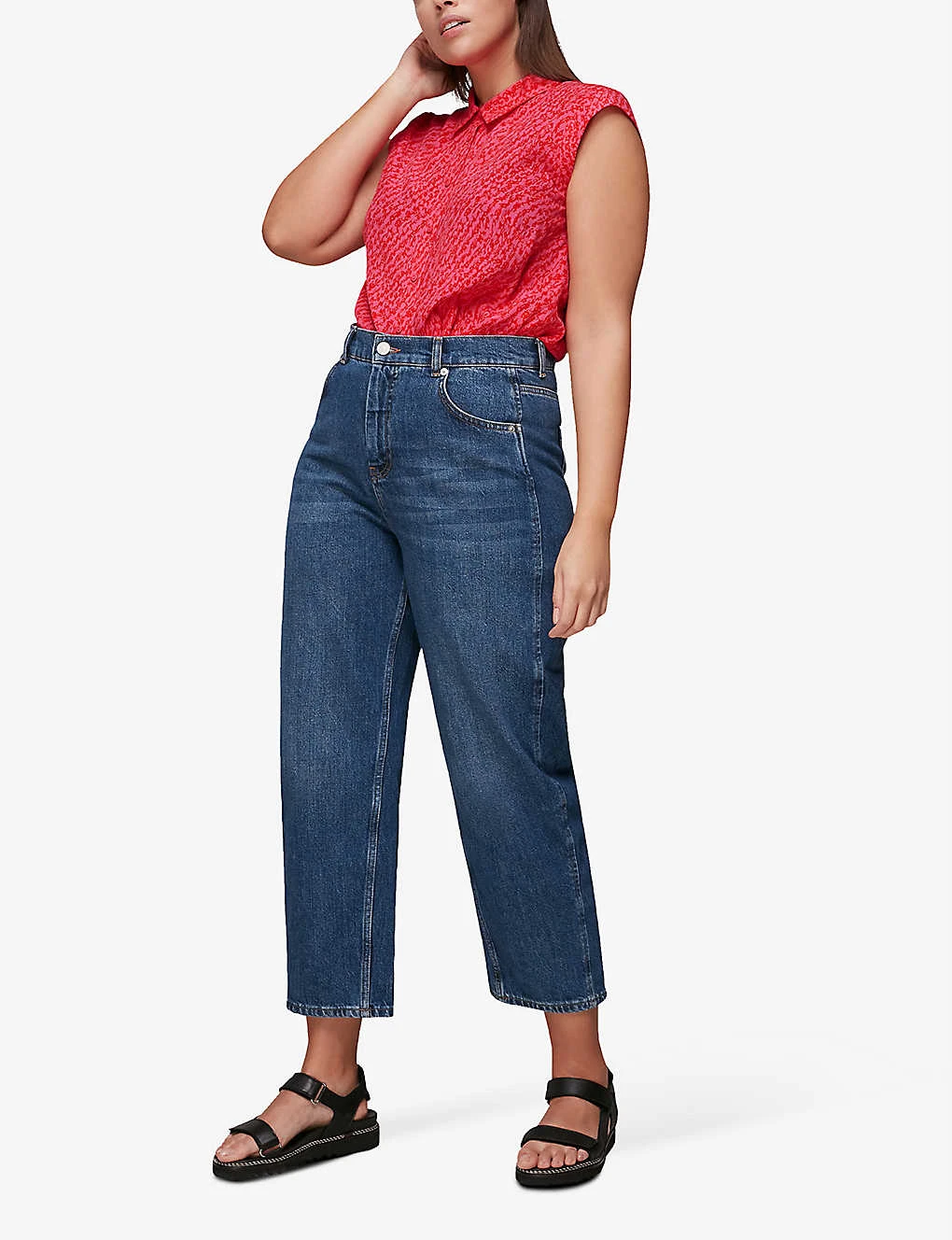 Whistles Graphic-print Crepe Shirt 2 Whistles Graphic-print Crepe Shirt - Image 2