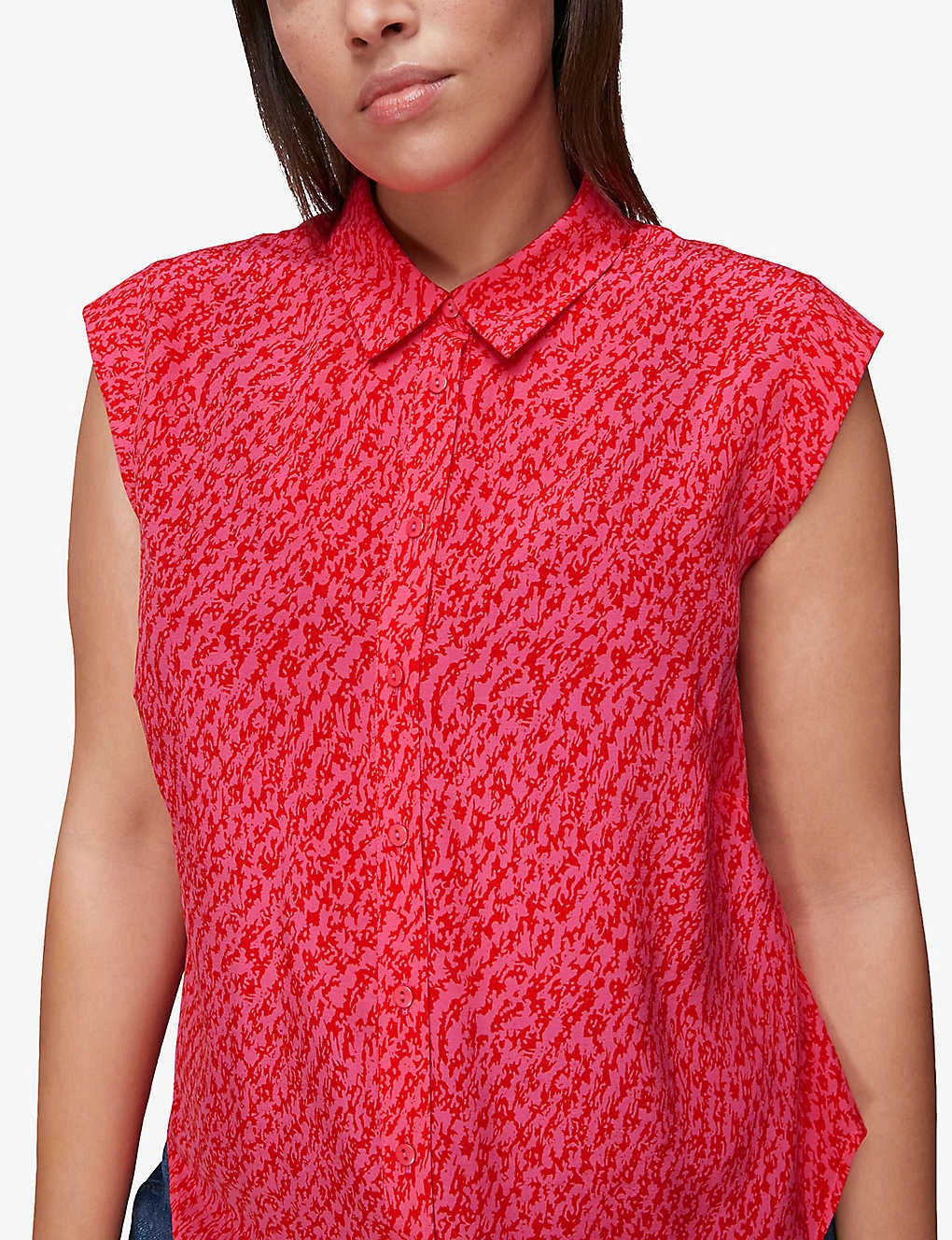 Whistles Graphic-print Crepe Shirt 5 Whistles Graphic-print Crepe Shirt - Image 5