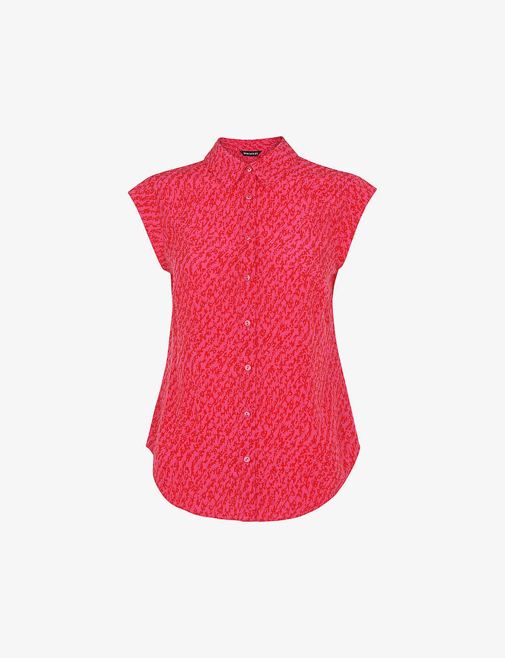 Whistles Graphic-print Crepe Shirt 1 Whistles Graphic-print Crepe Shirt