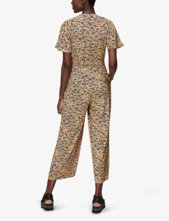 Whistles Bark-print Woven Jumpsuit 7 Whistles Bark-print Woven Jumpsuit -The Fashion Shop R03787462 MULTICOLOURED ALT02