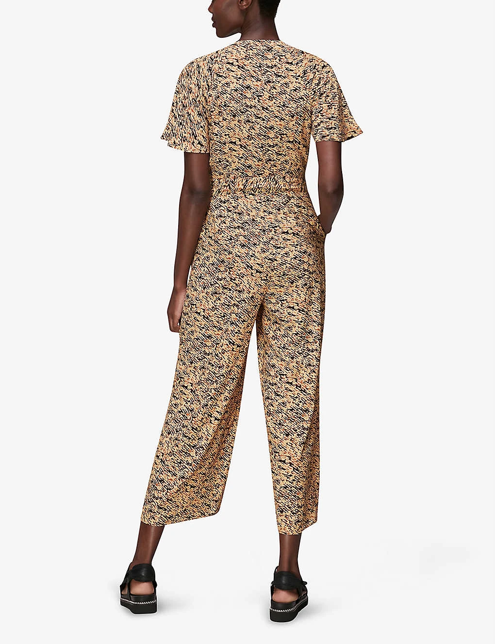 Whistles Bark-print Woven Jumpsuit 3 Whistles Bark-print Woven Jumpsuit - Image 3