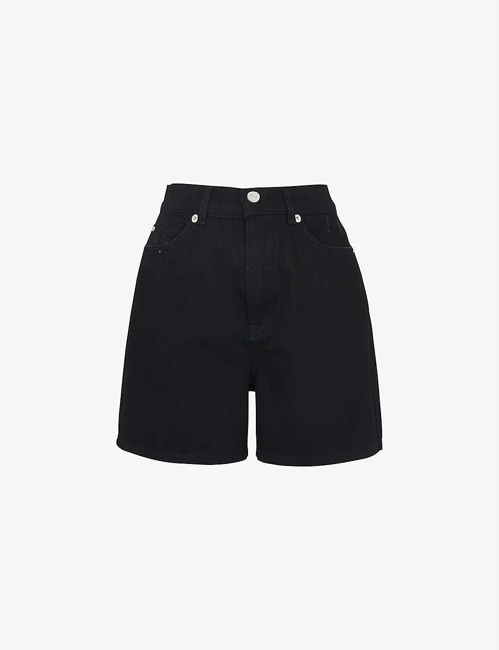 Whistles Authentic High-rise Organic-cotton Denim Shorts 1 Whistles Authentic High-rise Organic-cotton Denim Shorts