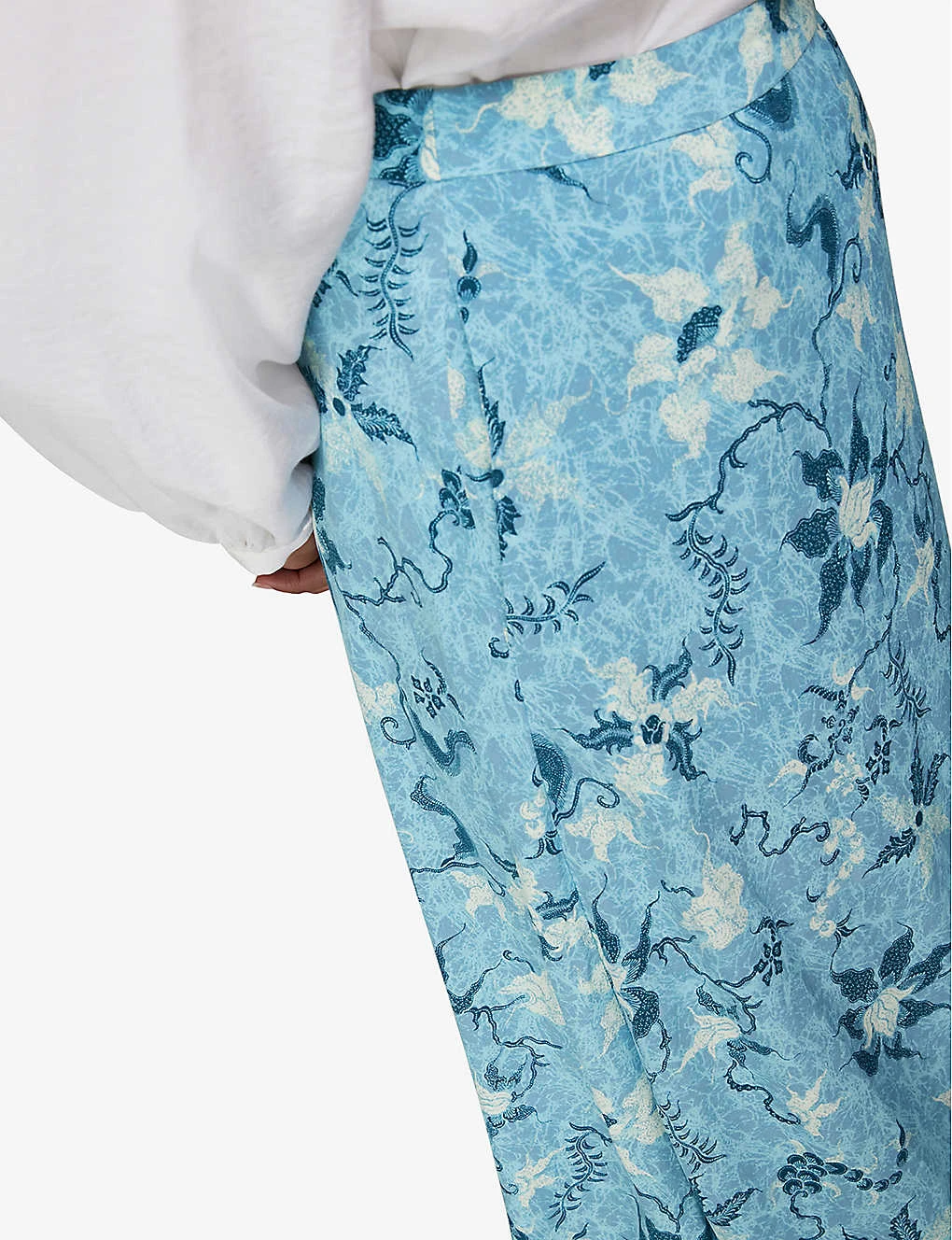 Whistles Batik Garland Print Midi Skirt 4 Whistles Batik Garland Print Midi Skirt - Image 4