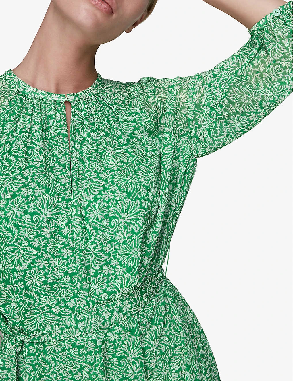 Whistles Indo Floral-print Woven Dress 5 Whistles Indo Floral-print Woven Dress - Image 5