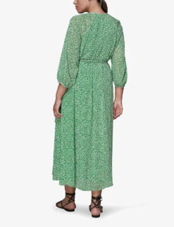 Whistles Indo Floral-print Woven Dress 11 Whistles Indo Floral-print Woven Dress -The Fashion Shop R03814118 MULTICOLOURED ALT05