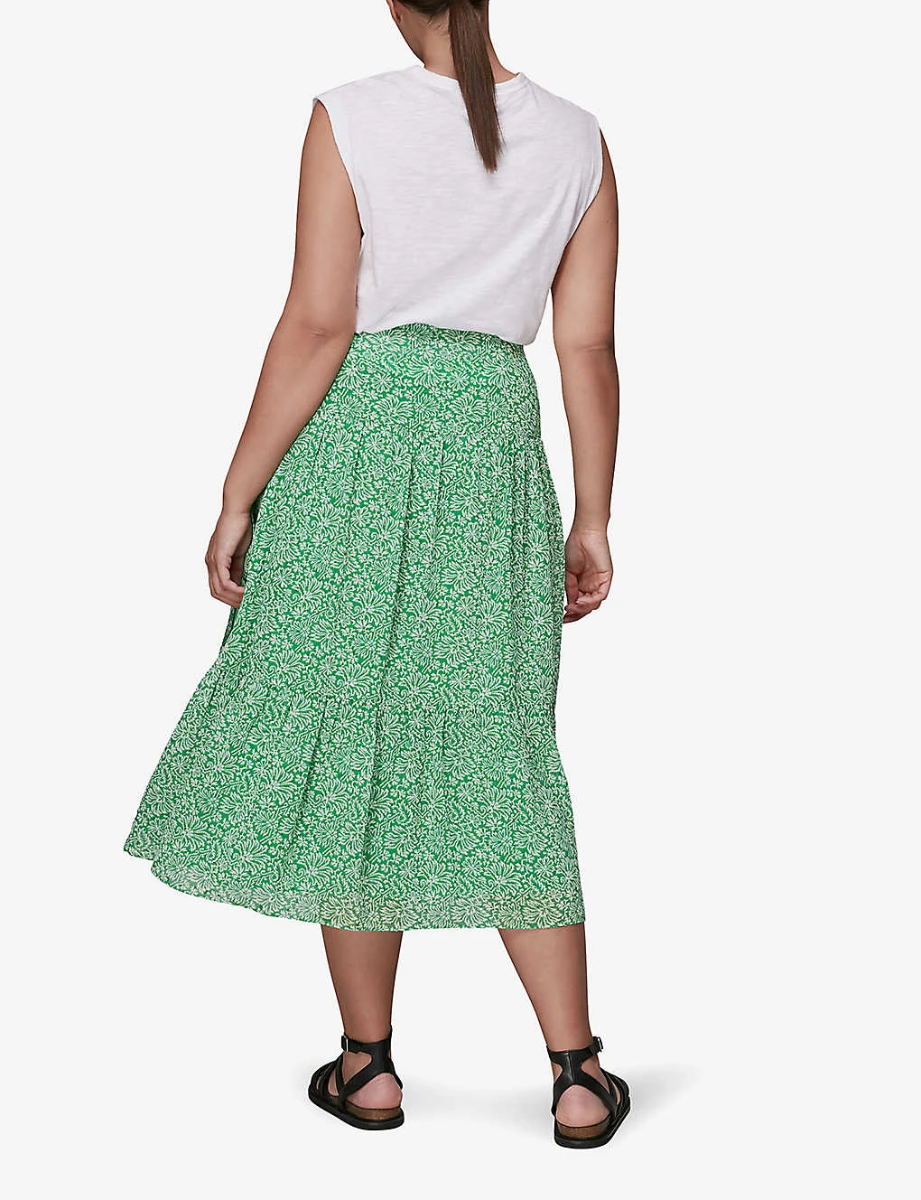 Whistles Indo Floral-print Woven Midi Skirt 3 Whistles Indo Floral-print Woven Midi Skirt - Image 3