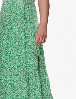 Whistles Indo Floral-print Woven Midi Skirt 8 Whistles Indo Floral-print Woven Midi Skirt -The Fashion Shop R03814832 MULTICOLOURED ALT03