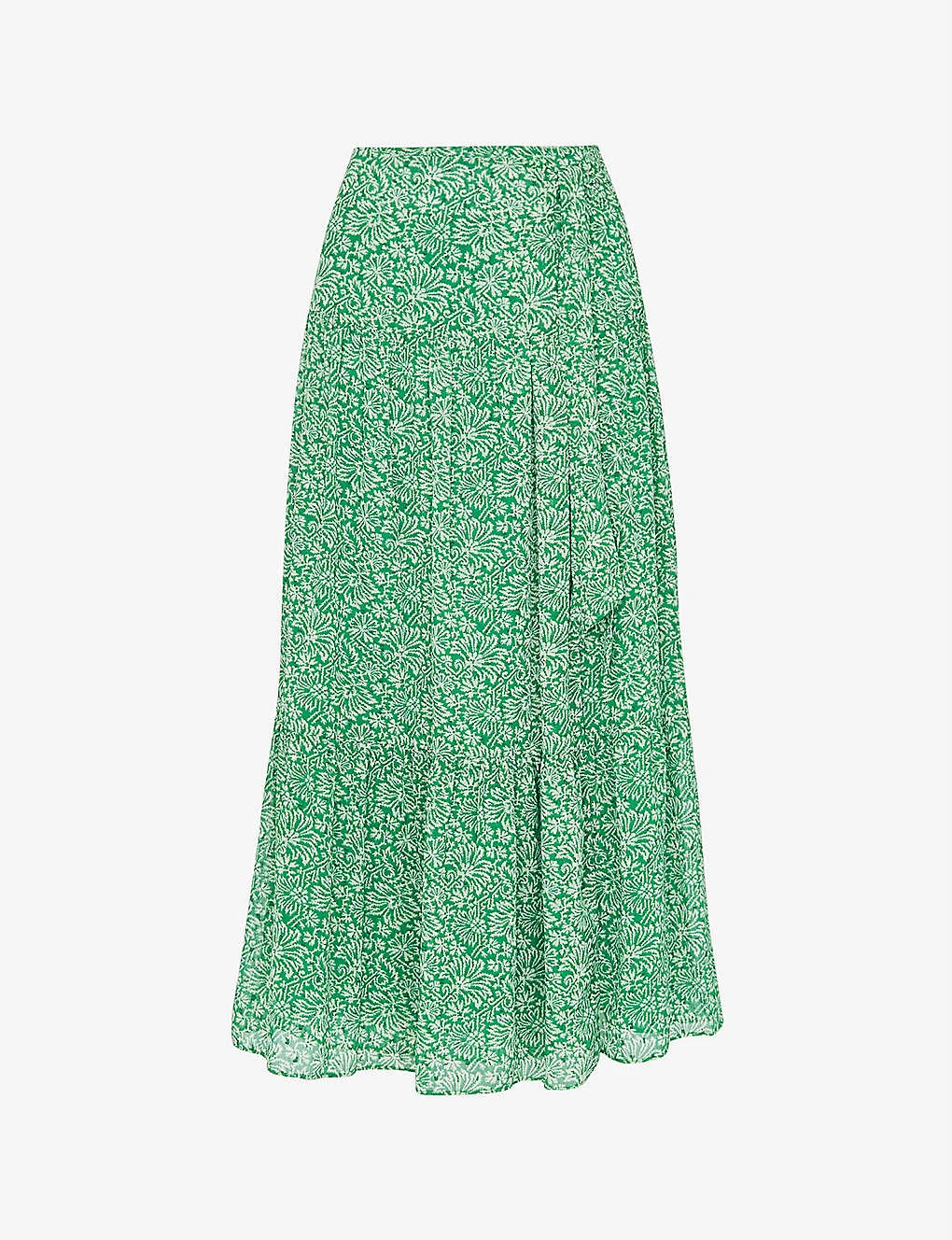 Whistles Indo Floral-print Woven Midi Skirt 1 Whistles Indo Floral-print Woven Midi Skirt