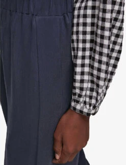 Whistles Wide-leg High-rise Crepe Trousers 11 Whistles Wide-leg High-rise Crepe Trousers -The Fashion Shop R03814834 NAVY ALT05