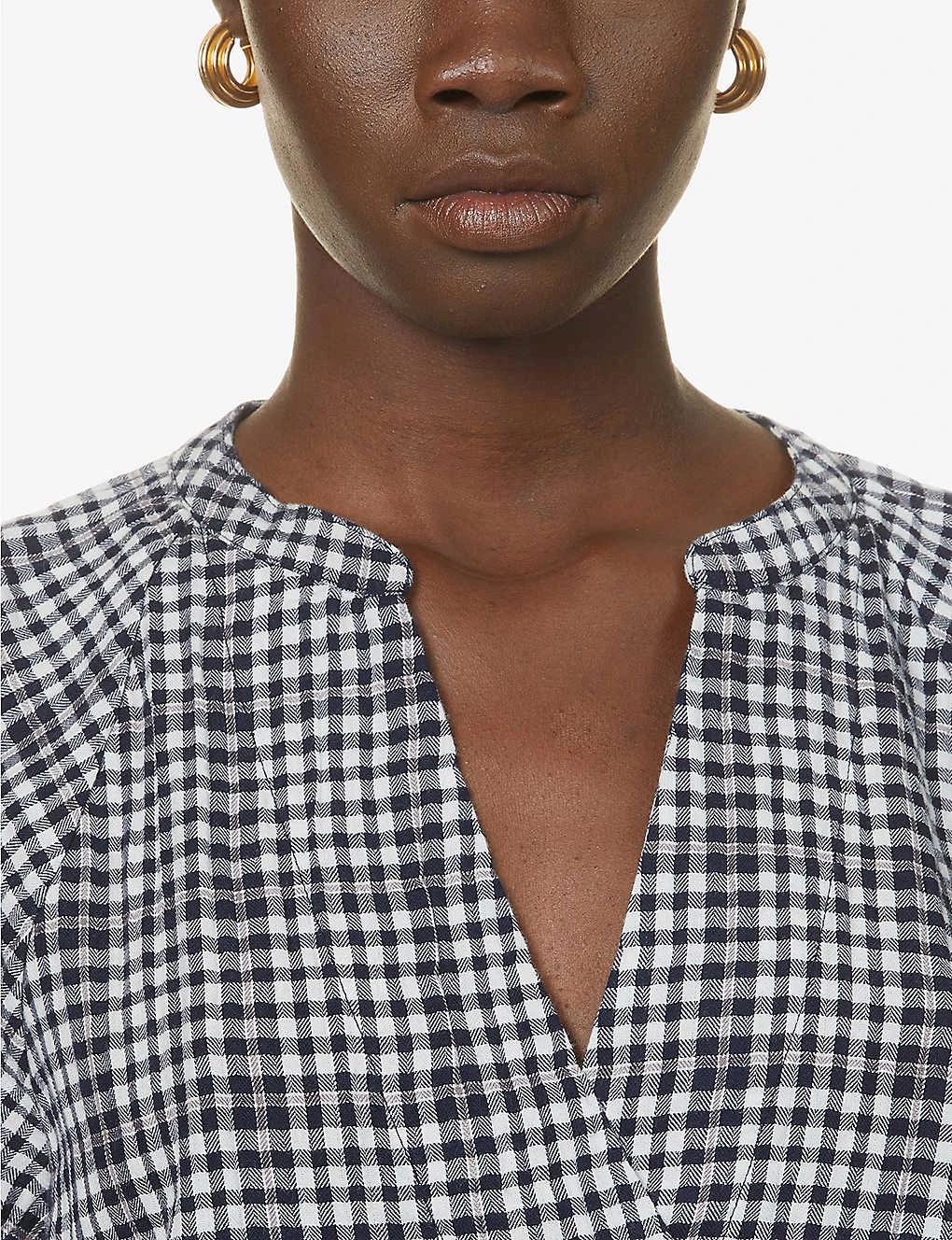 Whistles Tatum Check Oversized Top 5 Whistles Tatum Check Oversized Top - Image 5