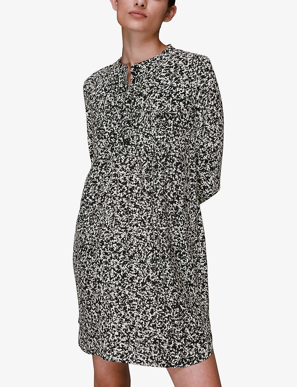 Whistles Piper Abstract-print Woven Mini Dress 2 Whistles Piper Abstract-print Woven Mini Dress - Image 2