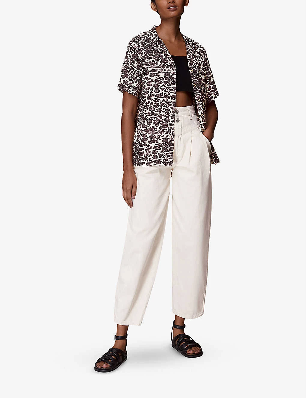 Whistles Leopard-print Relaxed-fit Woven Shirt 2 Whistles Leopard-print Relaxed-fit Woven Shirt - Image 2
