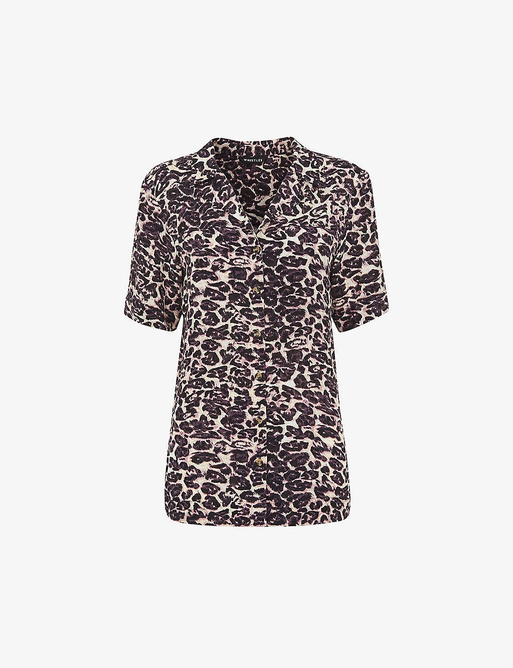 Whistles Leopard-print Relaxed-fit Woven Shirt 1 Whistles Leopard-print Relaxed-fit Woven Shirt