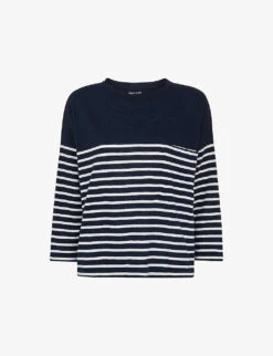 Whistles Breton Striped Cotton Top