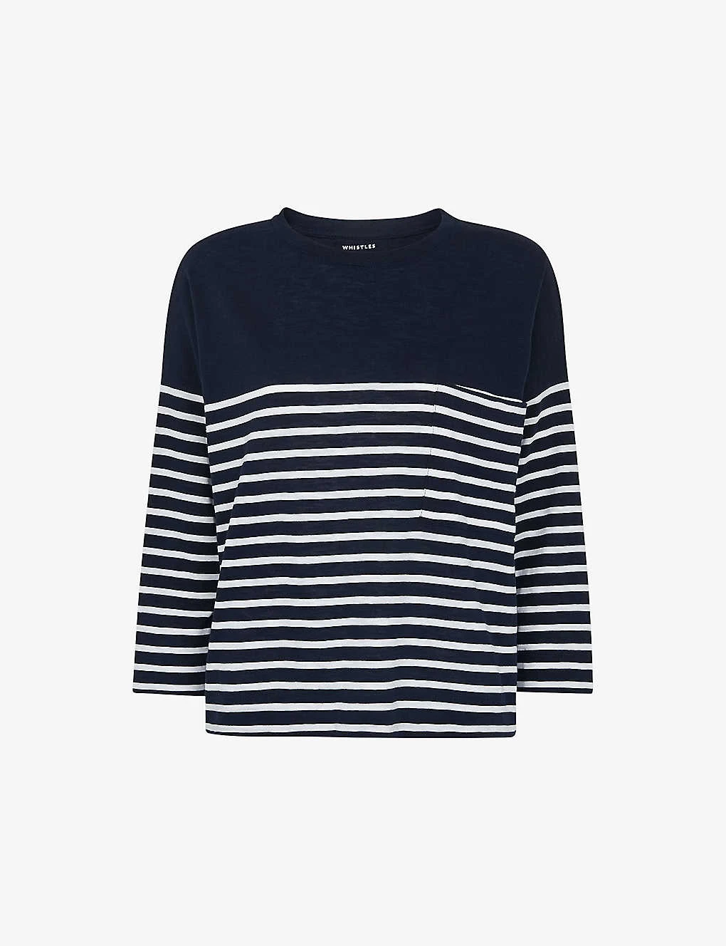 Whistles Breton Striped Cotton Top 1 Whistles Breton Striped Cotton Top
