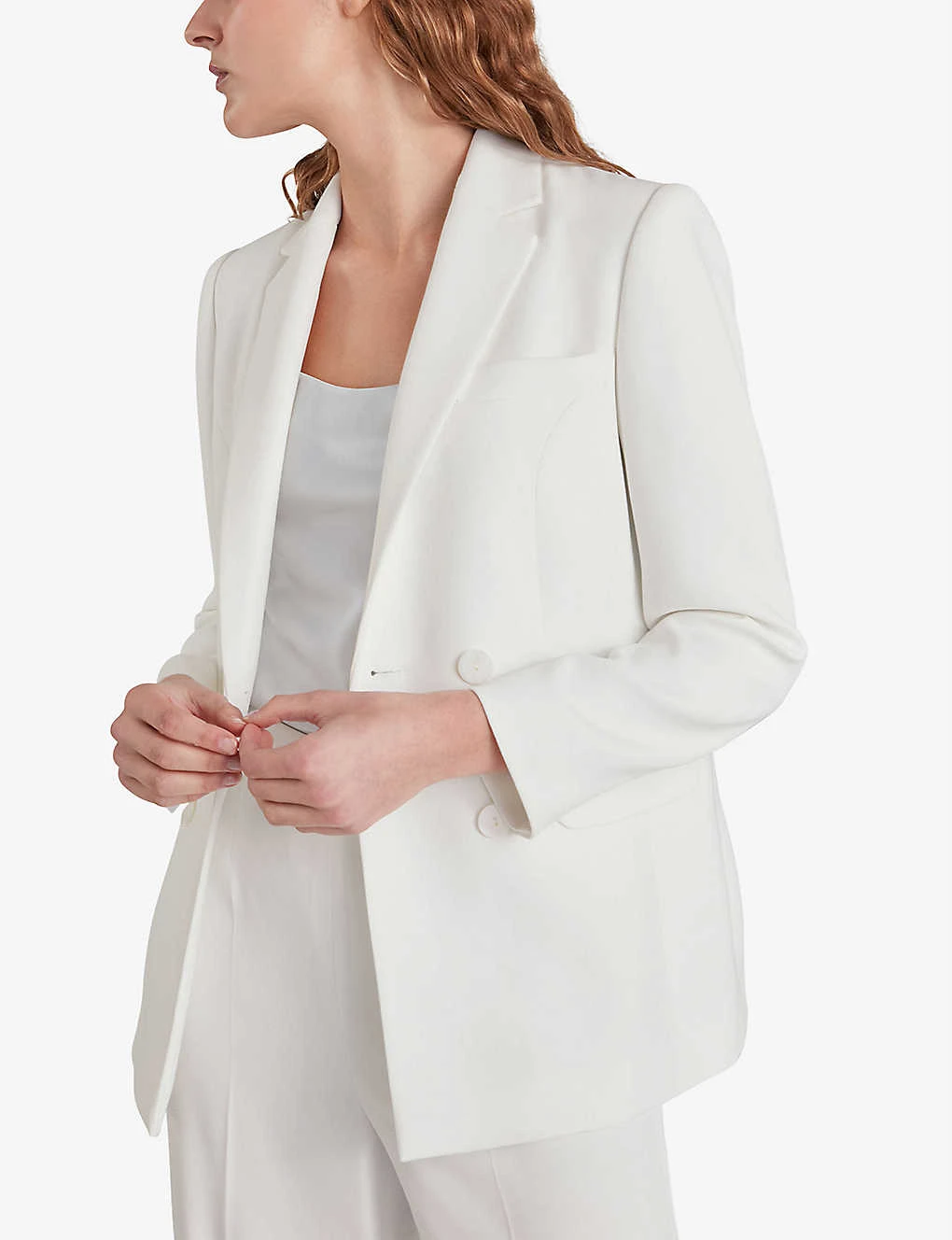 Whistles Annie Double-breasted Woven Wedding Blazer 3 Whistles Annie Double-breasted Woven Wedding Blazer - Image 3