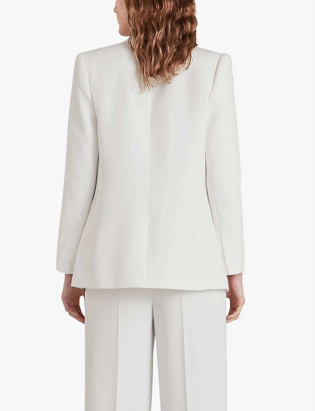 Whistles Annie Double-breasted Woven Wedding Blazer 4 Whistles Annie Double-breasted Woven Wedding Blazer - Image 4