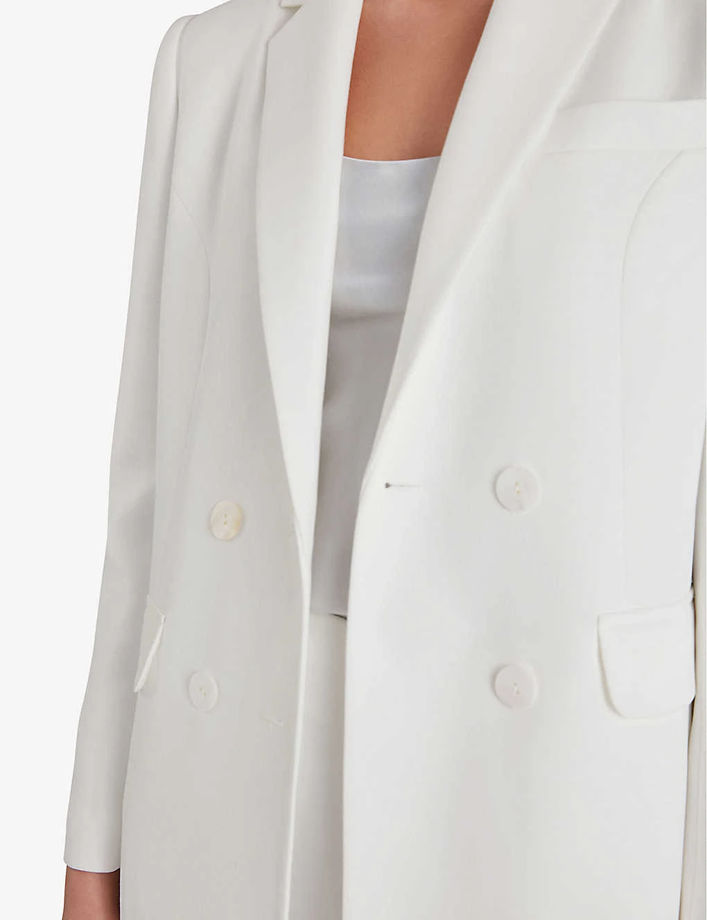 Whistles Annie Double-breasted Woven Wedding Blazer 5 Whistles Annie Double-breasted Woven Wedding Blazer - Image 5