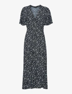 Whistles Daisy Graphic-print Woven Midi Dress