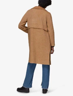 Whistles Yasmin Double-faced Wool-blend Coat 8 Whistles Yasmin Double-faced Wool-blend Coat -The Fashion Shop R03829292 TAN ALT03