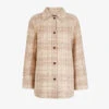 Whistles Classic Checked Wool-blend Overshirt